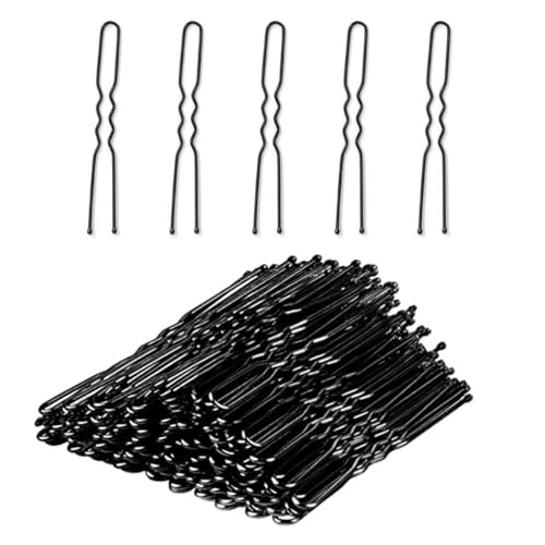 50 Stück U-Form Hair Styling Accessories,6cm Haarnadeln,Schwarze,Frisuren Zubehör für Mädchen 50 Stück U-Form Hair Styling Accessories,6cm Haarnadeln,Schwarze,Frisuren Zubehör für Mädchen von YOLONCE