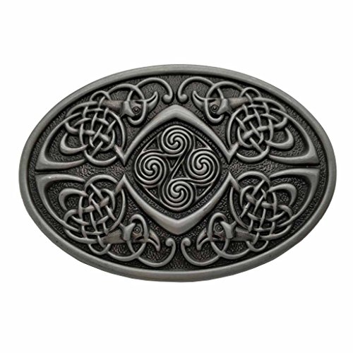 YONE Xwest Celtic Knot Oval Belt Buckle Grey Gürtelschnallen YONE Xwest Celtic Knot Oval Belt Buckle Grey Gürtelschnallen von YONE