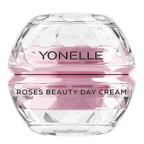 YONELLE Rose Gesichtscreme – Gesicht- und Augencreme - Gesichtscreme Damen mit Rose und Vitamin C - Anti Falten Crème – Anti-Aging Tagescreme – 50ml von YONELLE