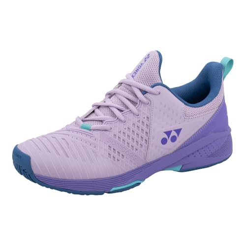 YONEX Damen Power Cushion Sonicage 3 Clay Tennisschuhe Sandplatzschuh Flieder - Lila 40 von YONEX