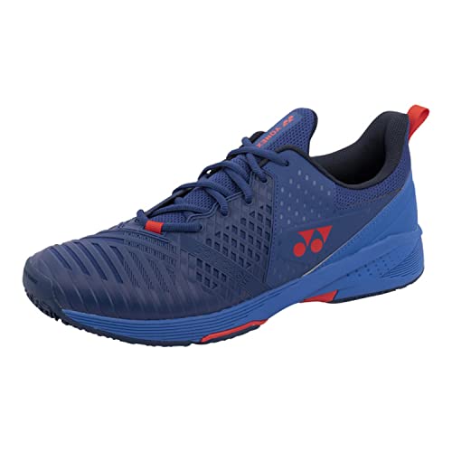 YONEX Unisex Tennisschuhe Power Cushion SONICAGE 3 Clay Navy-Red, Marineblau von YONEX