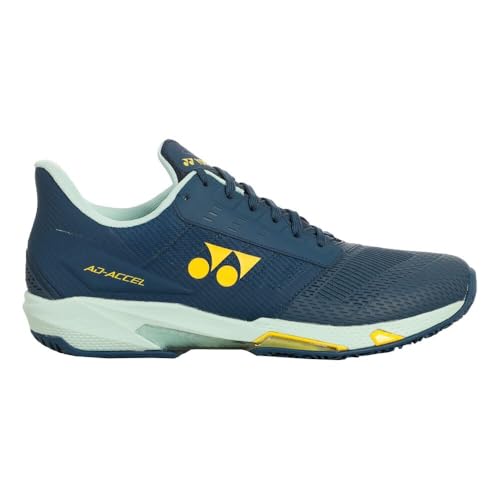 YONEX Herren Power Cushion Ad-Accel Cly Tennisschuhe Sandplatzschuh Dunkelblau-Türkis EU 45 Neu von YONEX