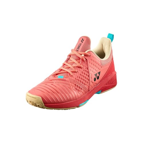 YONEX Herren Sonicage 3 Cly Tennisschuhe Allcourtschuh Koralle - 45 von YONEX
