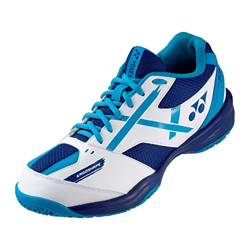 YONEX Power Cushion 39 Badminton-Schuhe, Weiß / Blau, Weiss/opulenter Garten, 45 EU von YONEX