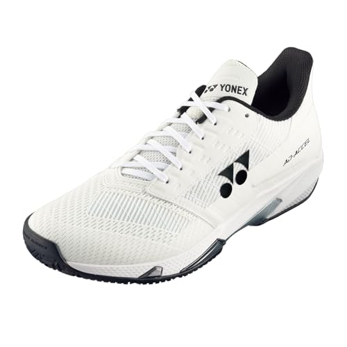 YONEX Power Cushion AD Accel Herren-Tennisschuh (Sunset Red), Weiss/opulenter Garten, 44 EU von YONEX