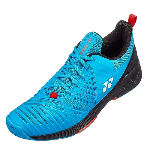 Yonex Sonicage3 Wide Herren Sandplatzschuhe, Farbe:blau/schwarz, Größe:45.5 von YONEX