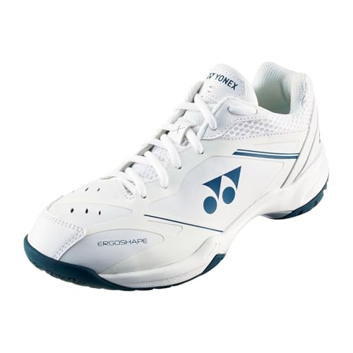 YONEX Power Cushion X4 Unisex Badmintonschuh Gr. 45 – Weiß | Leicht, dämpfend & rutschfest | Komfort & Stabilität für Training & Wettkampf von YONEX