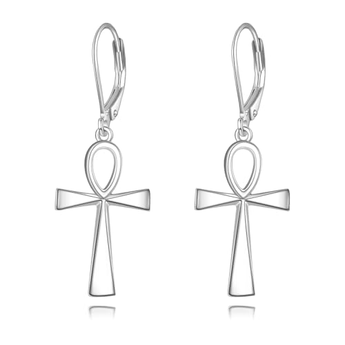 YONFQE Ankh Ohrringe Sterling Silber Ankh Ohrringe Ankh Schmuckgeschenke für Frauen YONFQE Ankh Ohrringe Sterling Silber Ankh Ohrringe Ankh Schmuckgeschenke für Frauen von YONFQE