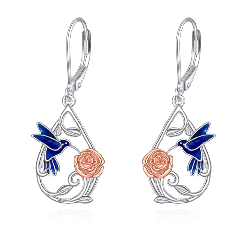 YONFQE Kolibri Ohrringe S925 Sterling Silber Kolibri Ohrringe Vogel Tier Schmuck Geschenke für Frauen Kolibri Liebhaber YONFQE Kolibri Ohrringe S925 Sterling Silber Kolibri Ohrringe Vogel Tier Schmuck Geschenke für Frauen Kolibri Liebhaber von YONFQE