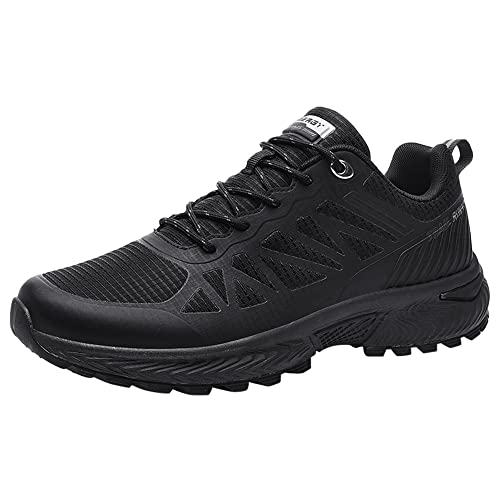 YONGDU Männer Wandern Trekking Schuhe Wasserdicht Walking Schuhe Casual Outdoor Camping Anti-Rutsch Bequem,C,43 EU von YONGDU