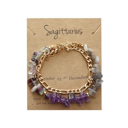 YONGHONGKEJI 12 Sternbild Steinarmbänder für Damen Unregelmäßige Natürliche Chakra Edelstein Kristallarmbänder Peridot Lapislazuli Ketten Manschettenarmreif Mehrlagige Gestapelte Armbänder Ge YONGHONGKEJI 12 Sternbild Steinarmbänder für Damen Unregelmäßige Natürliche Chakra Edelstein Kristallarmbänder Peridot Lapislazuli Ketten Manschettenarmreif Mehrlagige Gestapelte Armbänder Ge von YONGHONGKEJI