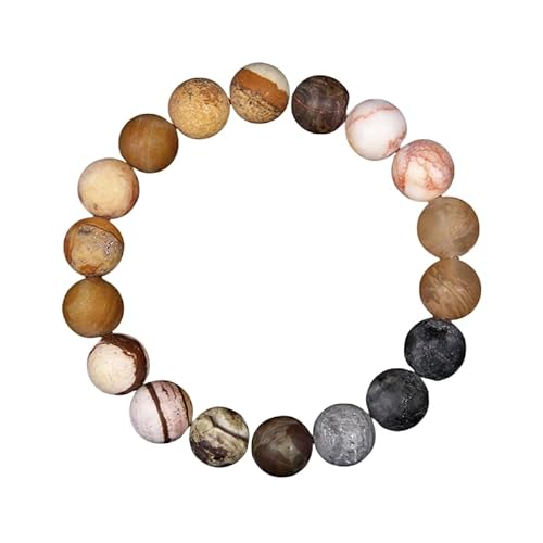 YONGHONGKEJI Armbänder Sonnensystem Armband Schmuck Universum Galaxie Planet Steinperlen für Männer und Frauen Naturstein Kristall Dehnbarer Armreif Astronomie Schmuck Geschenke Jupiter von YONGHONGKEJI