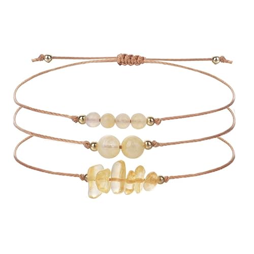 YONGHONGKEJI Chakra Armbänder für Frauen 3 Stück Natürliche Bunte Kristallarmbänder für 7 Chakren Unregelmäßige Edelstein Manschettenarmbänder Kristallchip Armbänder für Männer Schmuckge von YONGHONGKEJI