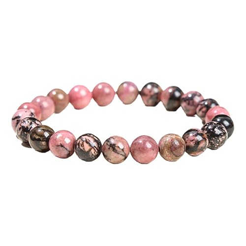 YONGHONGKEJI Heilkristall Armband Natürliche Edelstein Perlenarmbänder für Damen und Herren Energie Quarz Kristallstein Dehnbare Armreifen 7 Chakren Freundschaftsarmbänder Schmuckgeschenke Schwa von YONGHONGKEJI