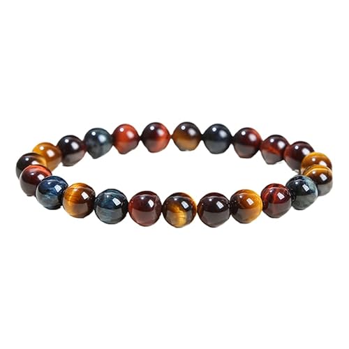 YONGHONGKEJI Heilkristall Armband Natürliche Edelstein Perlenarmbänder für Damen und Herren Energie Quarzkristall Stein Dehnbare Armreifen 7 Chakren Freundschaftsarmbänder Schmuckgeschenke Dreif von YONGHONGKEJI