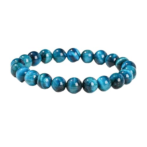 YONGHONGKEJI Heilkristall Armband für Frauen Armreifen Aus Kristallen und Edelsteinen 7 Chakra Armband Aus Naturstein Elegante Perlenarmbänder Freundschaftsschmuck Geschenke Saphir Tigerauge Stein von YONGHONGKEJI