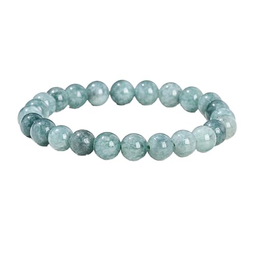 YONGHONGKEJI Heilkristall Armband für Frauen Kristalle und Edelsteine Armreifen 7 Chakra Armband Aus Naturstein Elegante Perlenarmbänder Freundschaftsschmuck Geschenke Aquamarin 8 Mm von YONGHONGKEJI
