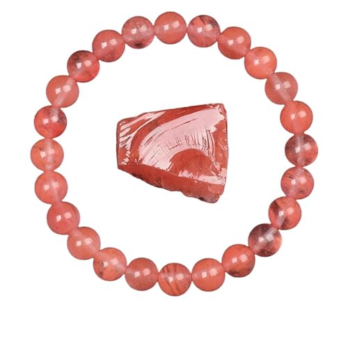 YONGHONGKEJI Kristallarmbänder für Damen 8 Mm Perlenarmbänder Heilende Edelstein Stretcharmbänder Elegante Chakra Armreifen Im Fossil Design für Damen Geburtstags und Weihnachtsschmuck Geschen von YONGHONGKEJI