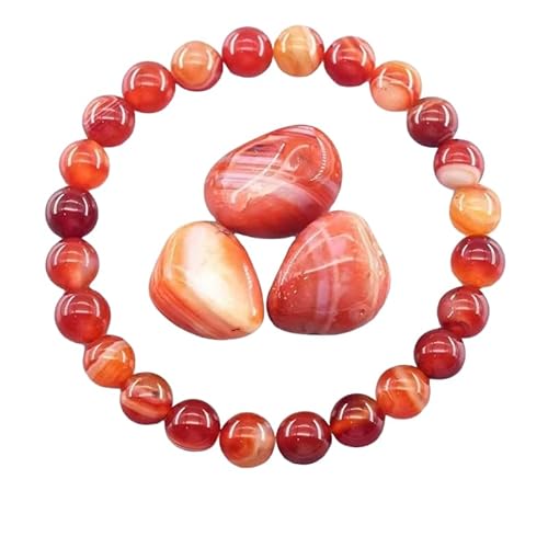 YONGHONGKEJI Kristallarmbänder für Frauen 8 Mm Perlenarmbänder für Männer Reiki Heiledelstein Yoga Stein Chakra Armreifen für Frauen Geburtstags und Weihnachtsschmuck Geschenke Rot Gestreifte YONGHONGKEJI Kristallarmbänder für Frauen 8 Mm Perlenarmbänder für Männer Reiki Heiledelstein Yoga Stein Chakra Armreifen für Frauen Geburtstags und Weihnachtsschmuck Geschenke Rot Gestreifte von YONGHONGKEJI