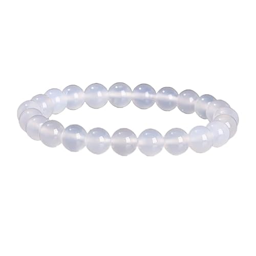 YONGHONGKEJI Perlenarmband Aus Naturstein Heilkristall Armbänder für Damen und Herren Energie Quarz Armreifen für 7 Chakren Schutz Yoga Meditation Entspannung Freundschaft Kristallschmuck Geschen von YONGHONGKEJI
