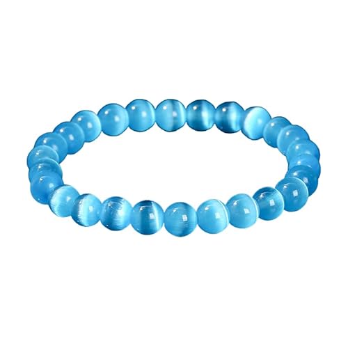 YONGHONGKEJI Perlenarmband Aus Naturstein Heilkristall Armbänder für Damen und Herren Energiequarz Armreifen für 7 Chakren Schutz Yoga Meditation Entspannung Freundschaft Kristallschmuck Geschenk von YONGHONGKEJI