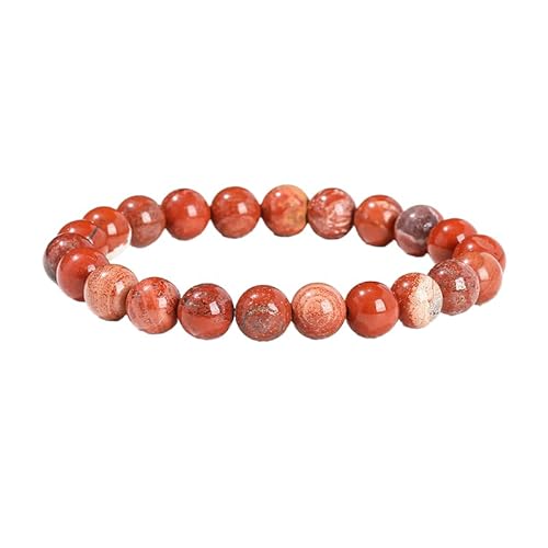 YONGHONGKEJI Perlenarmband Aus Naturstein Heilkristall Armbänder für Damen und Herren Energiequarz Armreifen für 7 Chakren Schutz Yoga Meditation Entspannung Freundschaft Kristallschmuck Geschenk von YONGHONGKEJI