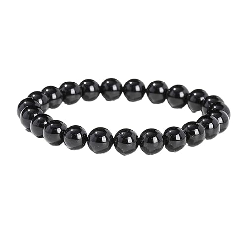YONGHONGKEJI Perlenarmband Aus Naturstein Heilkristall Armbänder für Damen und Herren Energiequarz Armreifen für 7 Chakren Schutz Yoga Meditation Entspannung Freundschaft Kristallschmuck Geschenk von YONGHONGKEJI
