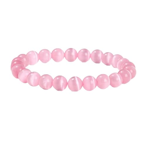 YONGHONGKEJI Perlenarmband Aus Naturstein Heilkristall Armbänder für Damen und Herren Energiequarz Armreifen für 7 Chakren Schutz Yoga Meditation Entspannung Freundschaft Kristallschmuck Geschenk von YONGHONGKEJI