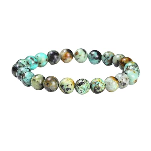 YONGHONGKEJI Perlenarmband Aus Naturstein Heilkristall Armbänder für Damen und Herren Energiequarz Armreifen für 7 Chakren Schutz Yoga Meditation Entspannung Freundschaft Kristallschmuck Geschenk von YONGHONGKEJI