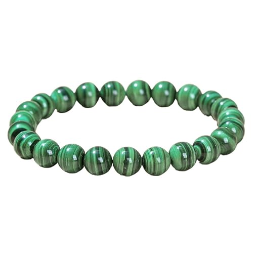 YONGHONGKEJI Perlenarmband Aus Naturstein Heilkristall Armbänder für Damen und Herren Energiequarz Armreifen für 7 Chakren Schutz Yoga Meditation Entspannung Freundschaft Kristallschmuck Geschenk von YONGHONGKEJI