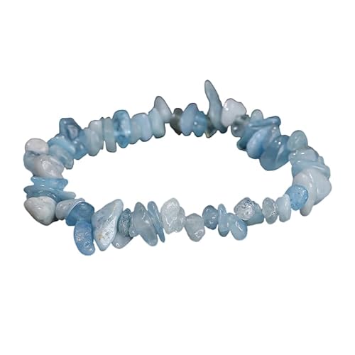 YONGHONGKEJI Unregelmäßige Kristallarmbänder Crystal Chip Edelsteinarmreifen 7 Chakra Naturstein Heilarmbänder für Frauen Männer Energie Quarz Chakra Armbänder Schmuck Geschenke Aquamarin YONGHONGKEJI Unregelmäßige Kristallarmbänder Crystal Chip Edelsteinarmreifen 7 Chakra Naturstein Heilarmbänder für Frauen Männer Energie Quarz Chakra Armbänder Schmuck Geschenke Aquamarin von YONGHONGKEJI