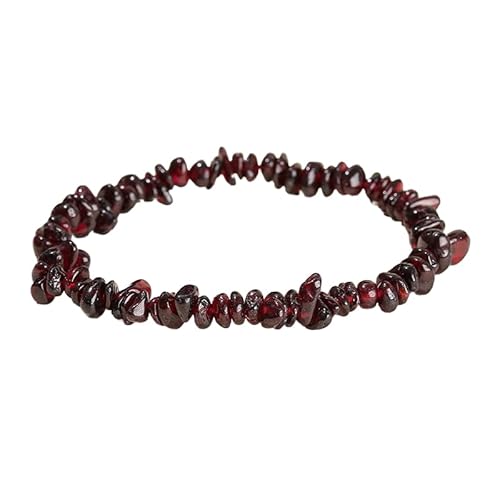 YONGHONGKEJI Unregelmäßige Kristallarmbänder Crystal Chip Edelsteinarmreifen 7 Chakra Naturstein Heilarmbänder für Frauen Männer Energie Quarz Chakra Armbänder Schmuck Geschenke Granat YONGHONGKEJI Unregelmäßige Kristallarmbänder Crystal Chip Edelsteinarmreifen 7 Chakra Naturstein Heilarmbänder für Frauen Männer Energie Quarz Chakra Armbänder Schmuck Geschenke Granat von YONGHONGKEJI