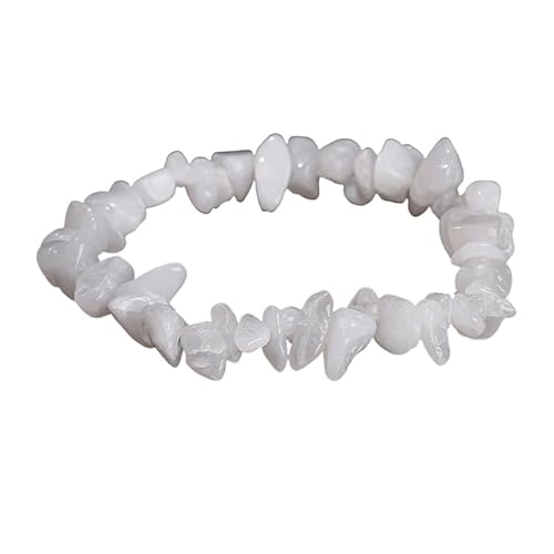YONGHONGKEJI Unregelmäßige Kristallarmbänder Crystal Chip Edelsteinarmreifen 7 Chakra Naturstein Heilarmbänder für Frauen Männer Energie Quarz Chakra Armbänder Schmuck Geschenke Weißer Marmor YONGHONGKEJI Unregelmäßige Kristallarmbänder Crystal Chip Edelsteinarmreifen 7 Chakra Naturstein Heilarmbänder für Frauen Männer Energie Quarz Chakra Armbänder Schmuck Geschenke Weißer Marmor von YONGHONGKEJI