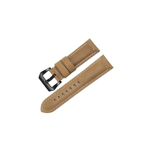 YONGNAGUI NASUNJIA 18mm 20mm 22mm 24mm 26mm Uhrenarmband Damen Herren Uhrenarmband Uhrenarmband handgefertigt 8 Farben Uhrenzubehör Vintage Echtleder(A-6,26mm) von YONGNAGUI