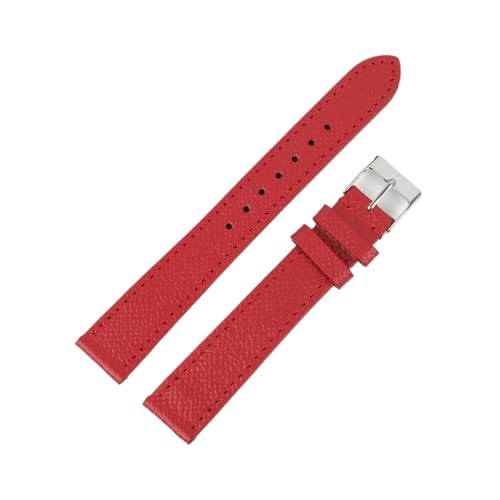YONGNAGUI NASUNJIA Kalbsleder-Armband, 12–22 Mm, Modisches Handgefertigtes Palmenmuster, Echtes Lederarmband For Männer Und Frauen, Länge 18/20/22 Cm(Red,18MM_M-120 80MM) von YONGNAGUI