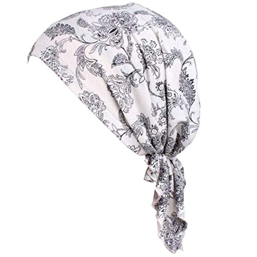 YONKOUNY Kopftuch Turban Damen Eleganter Elastic Muslim Bandana Hat Wrap Kopfbedeckung Schal Mützen Headscarf Fur Haarverlust Chemotherapie von YONKOUNY