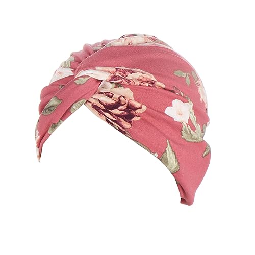 YONKOUNY Turban Damen Bandana Kopftuch Headwrap Indianermütze Damenmütze Nachtmütze für Haarverlust Chimio Chimiotherapie Muslim von YONKOUNY