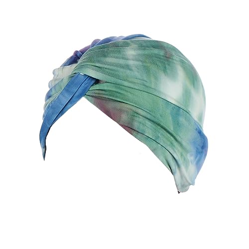 YONKOUNY Turban Damen Bandana Kopftuch Headwrap Indianermütze Damenmütze Nachtmütze für Haarverlust Chimio Chimiotherapie Muslim von YONKOUNY