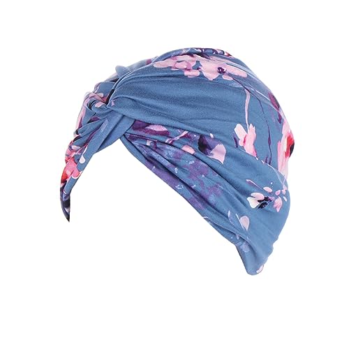 YONKOUNY Turban Damen Bandana Kopftuch Headwrap Indianermütze Damenmütze Nachtmütze für Haarverlust Chimio Chimiotherapie Muslim von YONKOUNY