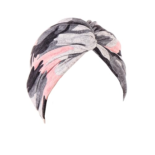 YONKOUNY Turban Damen Bandana Kopftuch Headwrap Indianermütze Damenmütze Nachtmütze für Haarverlust Chimio Chimiotherapie Muslim von YONKOUNY