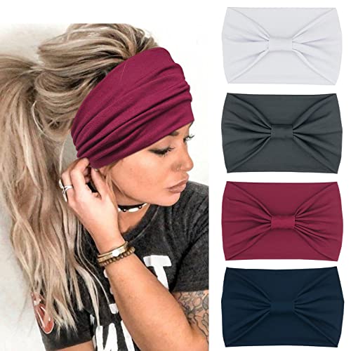 YONUF Wide Headbands For Women Knotted Headband Yoga Women’s Head Wraps Stretchy Turban Hair Accessories Bands 4 Pack YONUF Wide Headbands For Women Knotted Headband Yoga Women’s Head Wraps Stretchy Turban Hair Accessories Bands 4 Pack von YONUF