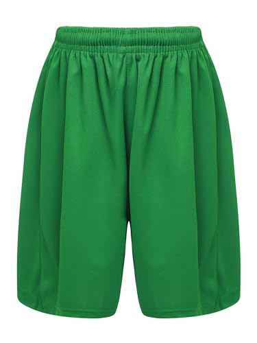 YOOJIA Kinder Shorts Jungen Sportshorts Kurze Hosen Sommer Schnelltrocknend Kindershorts Jogginghose mit Kordelzug Grün 134-140 YOOJIA Kinder Shorts Jungen Sportshorts Kurze Hosen Sommer Schnelltrocknend Kindershorts Jogginghose mit Kordelzug Grün 134-140 von YOOJIA