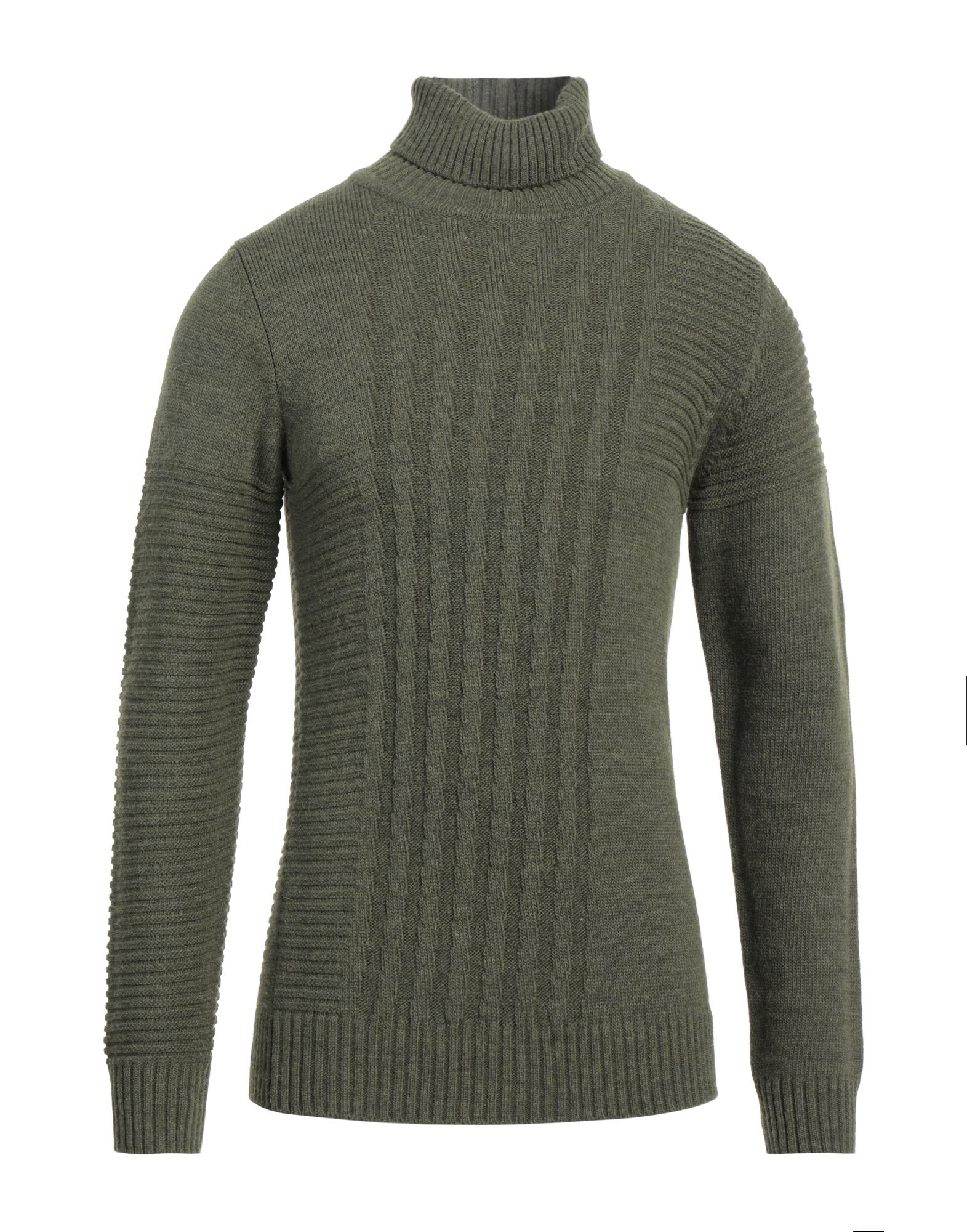 YOON Rollkragenpullover Herren Militärgrün von YOON