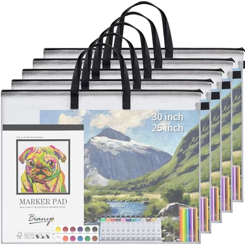 YOPCDJ Extragroße Kunst-Portfolio-Tasche, 76,2 x 63,5 cm, Portfolio-Mappe für Kunstwerke mit Griff, Aufbewahrungsmappe mit Reißverschluss für Poster, Sammelalbum, Andenken und Pinnwand YOPCDJ Extragroße Kunst-Portfolio-Tasche, 76,2 x 63,5 cm, Portfolio-Mappe für Kunstwerke mit Griff, Aufbewahrungsmappe mit Reißverschluss für Poster, Sammelalbum, Andenken und Pinnwand von YOPCDJ