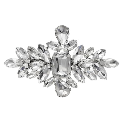 Haarschmuck Strass Haarnadel Hinterkopf Haarnadel Federclip Pferdeschwanz Halbkrawatte Kopfschmuck Haarnadel von YOPI