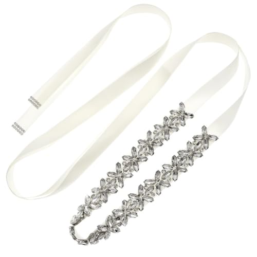 Handgemachte Strass Pferd Auge Braut Gürtel for Hochzeit Kleid Kristall Taille Ornamente for Damen von YOPI