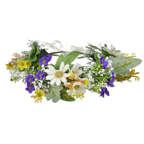 Lila handgemachte Imitation Blumenkranz Kopfschmuck DIY Haar-Accessoires for Festivals und Veranstaltungen Lila handgemachte Imitation Blumenkranz Kopfschmuck DIY Haar-Accessoires for Festivals und Veranstaltungen von YOPI