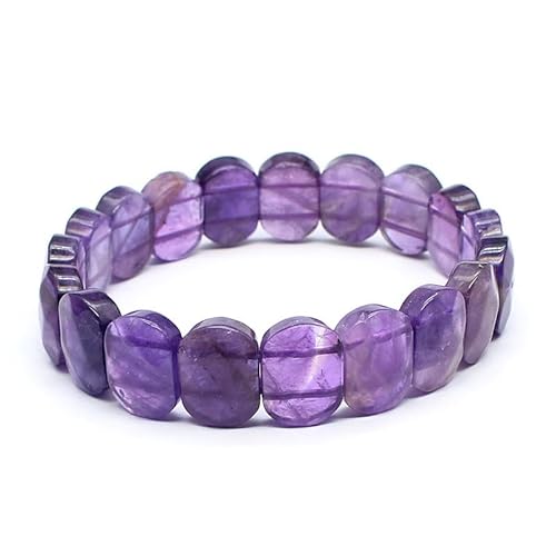 YOPI Armband aus natürlichem Amethyst und Tigerauge for Damen – Kristallschmuck mit einzigartigem Schliff-Design(Amethyst) von YOPI