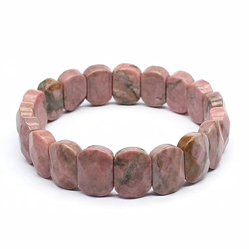 YOPI Armband aus natürlichem Amethyst und Tigerauge for Damen – Kristallschmuck mit einzigartigem Schliff-Design(Redstone) von YOPI