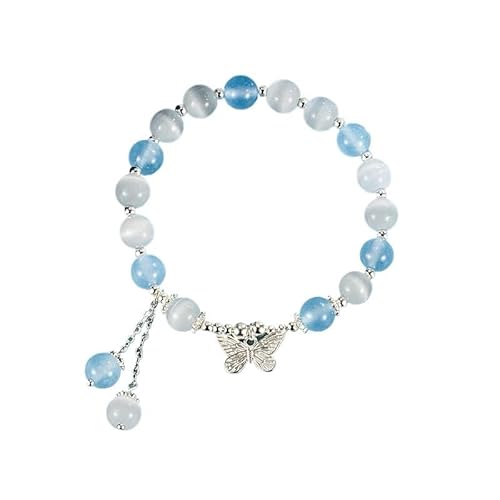 YOPI Bogen Armbänder Damen Stil Quaste Künstliche Kristall Handgemachte Perle von YOPI